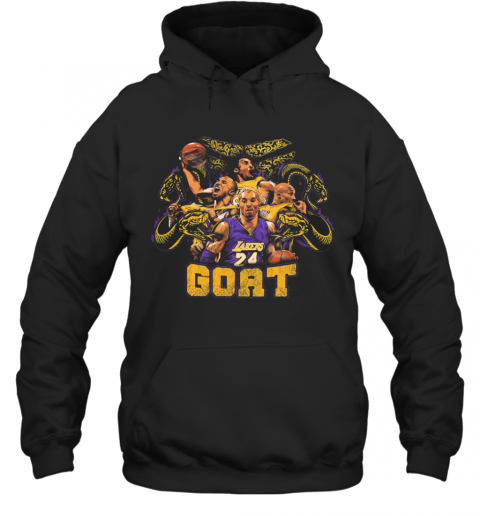 Snake Mamba Forever Goat Kobe Bryant Los Angeles Lakers Basketball Team T-Shirt Unisex Hoodie