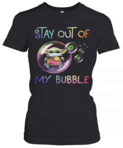 Star wars baby yoda hug frito lay stay out of my bubble covid 19  T-Shirt Classic Women's T-shirt