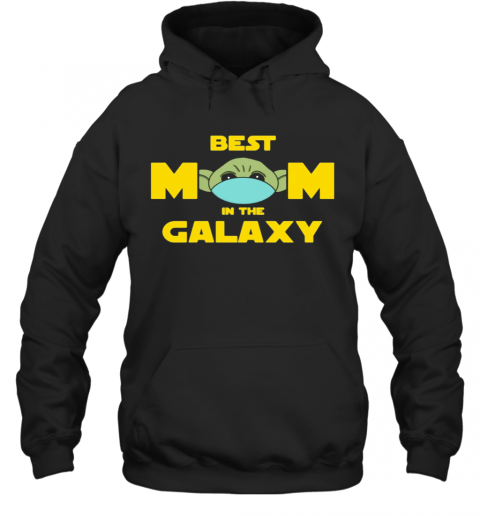 Star wars baby yoda mask best mom in the galaxy T-Shirt Unisex Hoodie