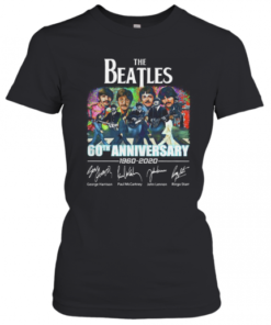 The Beatles 60Th Anniversary 1960 2020 Thank You For The Memories Signatures T-Shirt Classic Women's T-shirt