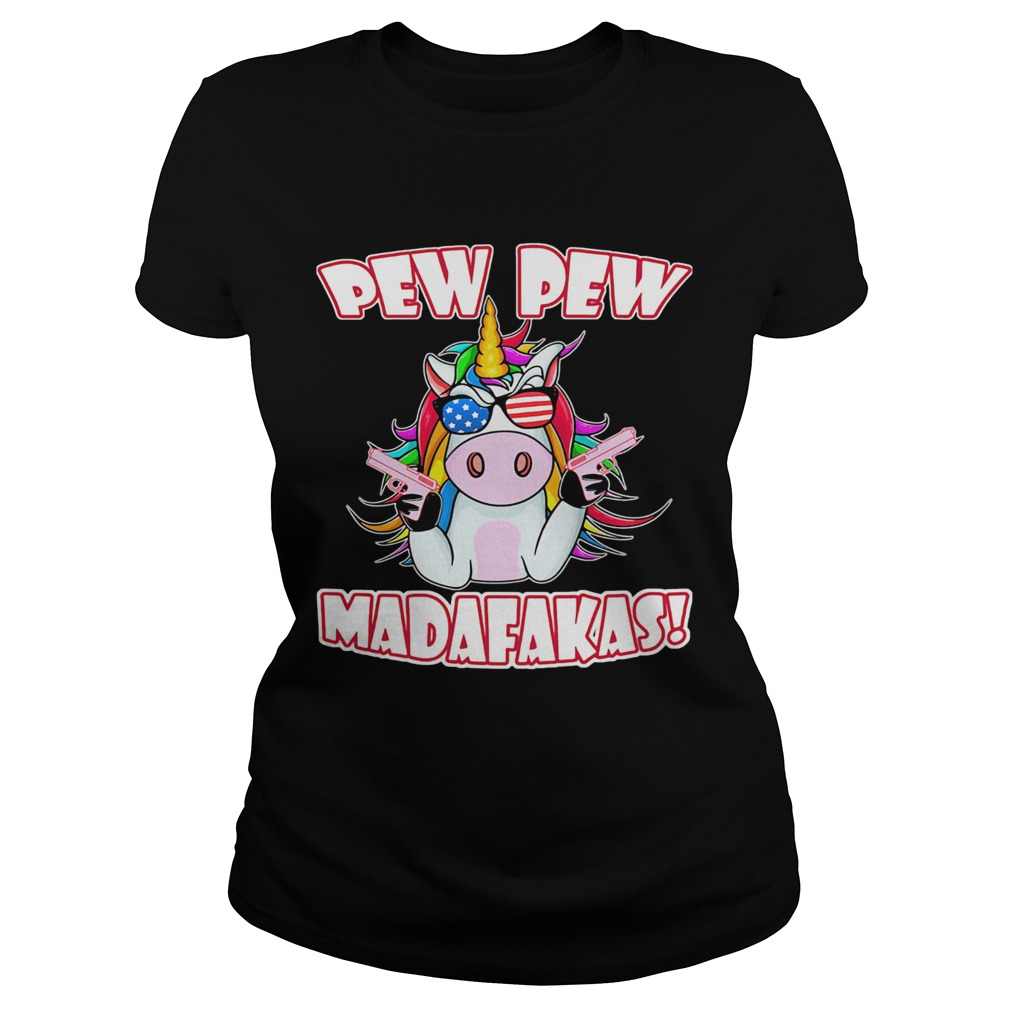 Unicorn pew pew madafakas  Classic Ladies