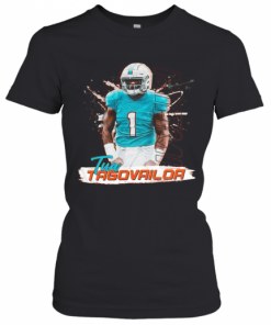 1 Tua Tagovailoa Miami Dolphins Football T-Shirt Classic Women's T-shirt