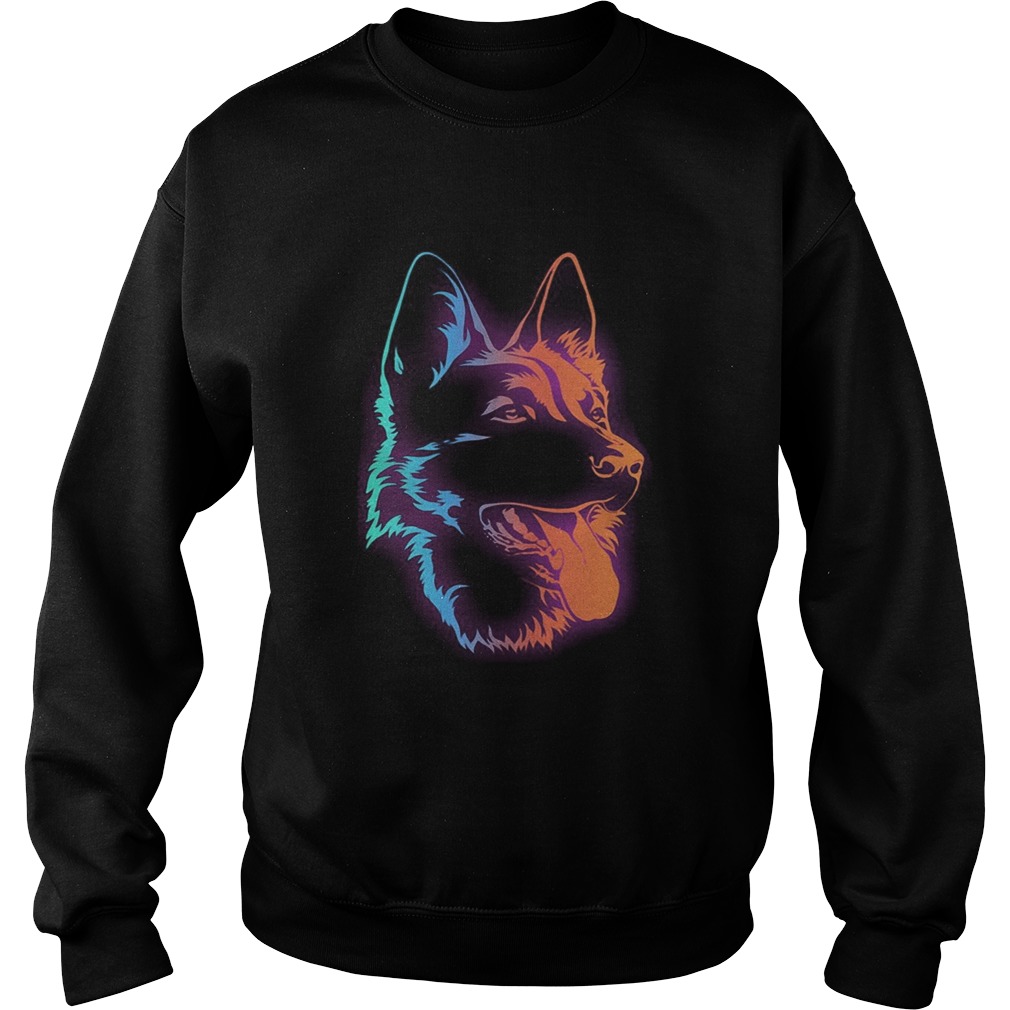 Alasca Dog Color Tongue Sweatshirt