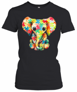 Baby Elephant Autism T-Shirt Classic Women's T-shirt