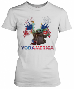 Baby Yoda America T-Shirt Classic Women's T-shirt