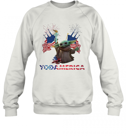 Baby Yoda America T-Shirt Unisex Sweatshirt