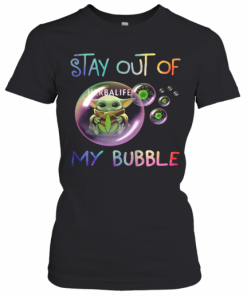 Baby Yoda Hug Herbalife Stay Out Of My Bubble Covid 19 T-Shirt Classic Women's T-shirt