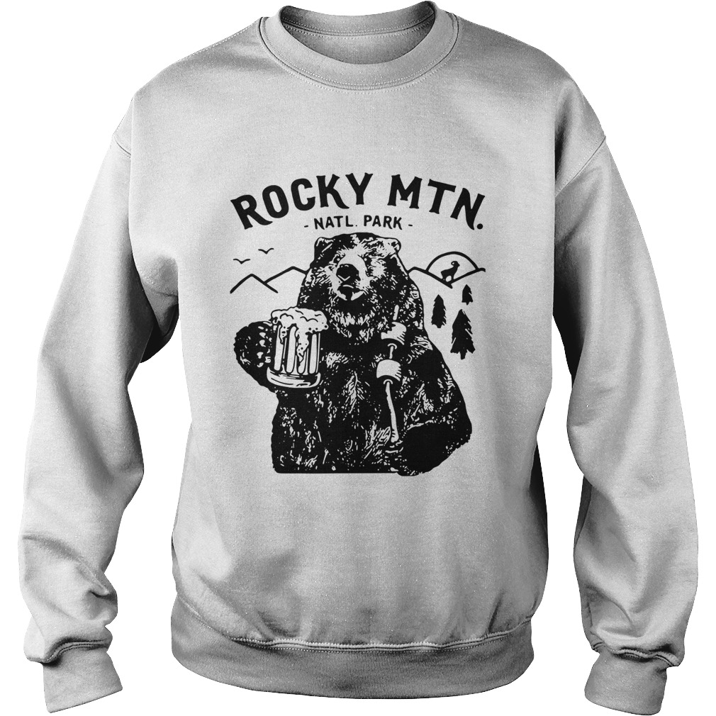 Bear Rocky MTN Natl Park Sweatshirt