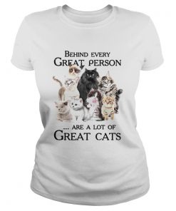 Behind Every Great Person Are A Lot Of Great Cats  Classic Ladies