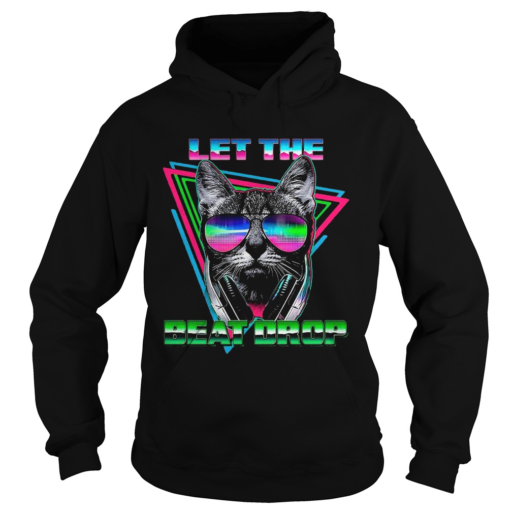 Black Cat Let The Beat Drop Hoodie