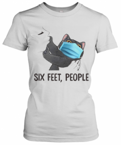 Black Cat Mask Six Feet People T-Shirt Classic Women's T-shirt