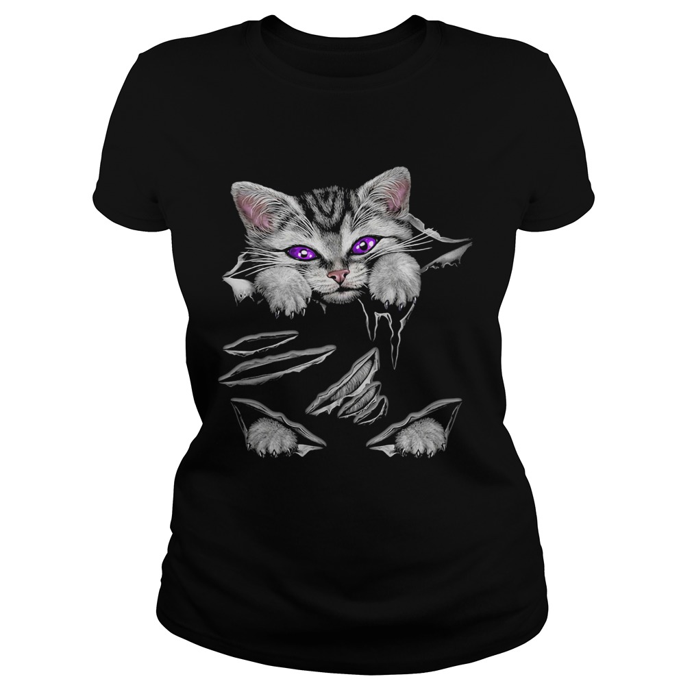 Cat Scratch Torn Stranded Classic Ladies