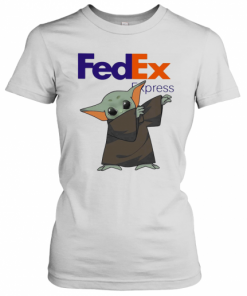 Dabbing Baby Yoda Mask Fedex Express Logo Coronavirus T-Shirt Classic Women's T-shirt