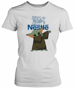 Dabbing Baby Yoda Mask Nestle Logo Coronavirus T-Shirt Classic Women's T-shirt