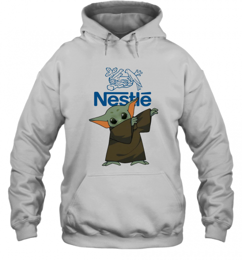 Dabbing Baby Yoda Mask Nestle Logo Coronavirus T-Shirt Unisex Hoodie