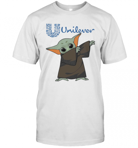 Dabbing Baby Yoda Mask Unilever Logo Coronavirus T-Shirt