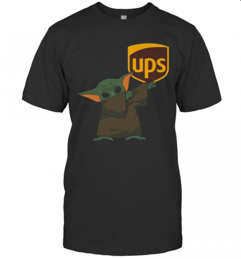 Dabbing Baby Yoda Mask Ups Logo Coronavirus T-Shirt