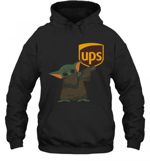 Dabbing Baby Yoda Mask Ups Logo Coronavirus T-Shirt Unisex Hoodie