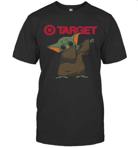 Dabbing Baby Yoda Target Logo T-Shirt