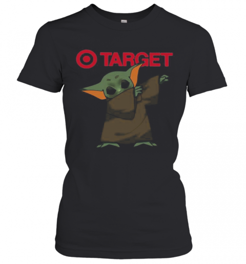 Dabbing Baby Yoda Target Logo T-Shirt Classic Women's T-shirt