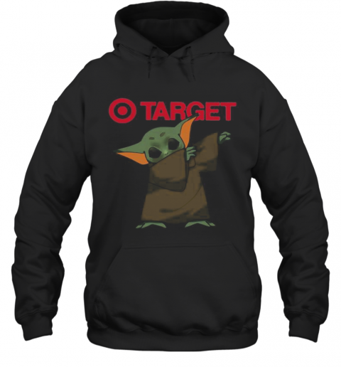 Dabbing Baby Yoda Target Logo T-Shirt Unisex Hoodie