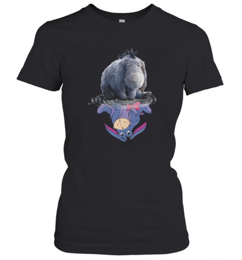 Disney Eeyore Reflection Water Mirror T-Shirt Classic Women's T-shirt