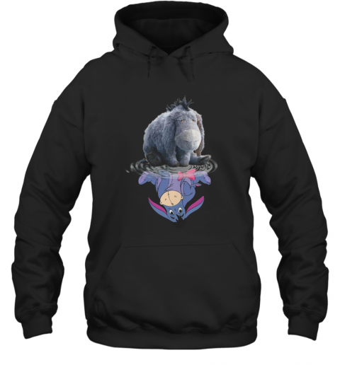 Disney Eeyore Reflection Water Mirror T-Shirt Unisex Hoodie