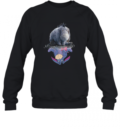 Disney Eeyore Reflection Water Mirror T-Shirt Unisex Sweatshirt