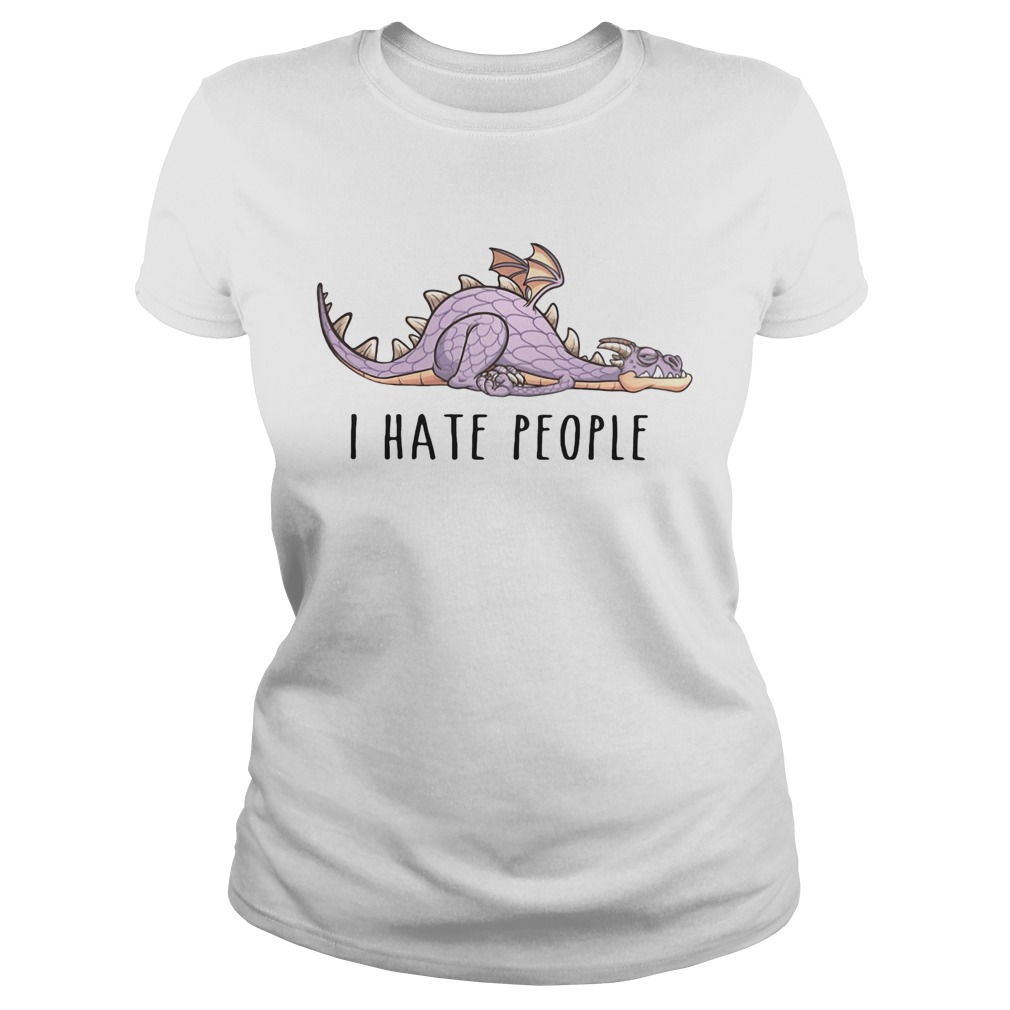 Dragon i hate people Classic Ladies