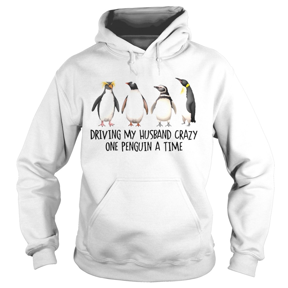 Driving My Husband Crazy One Penguin At A Time Hoodie