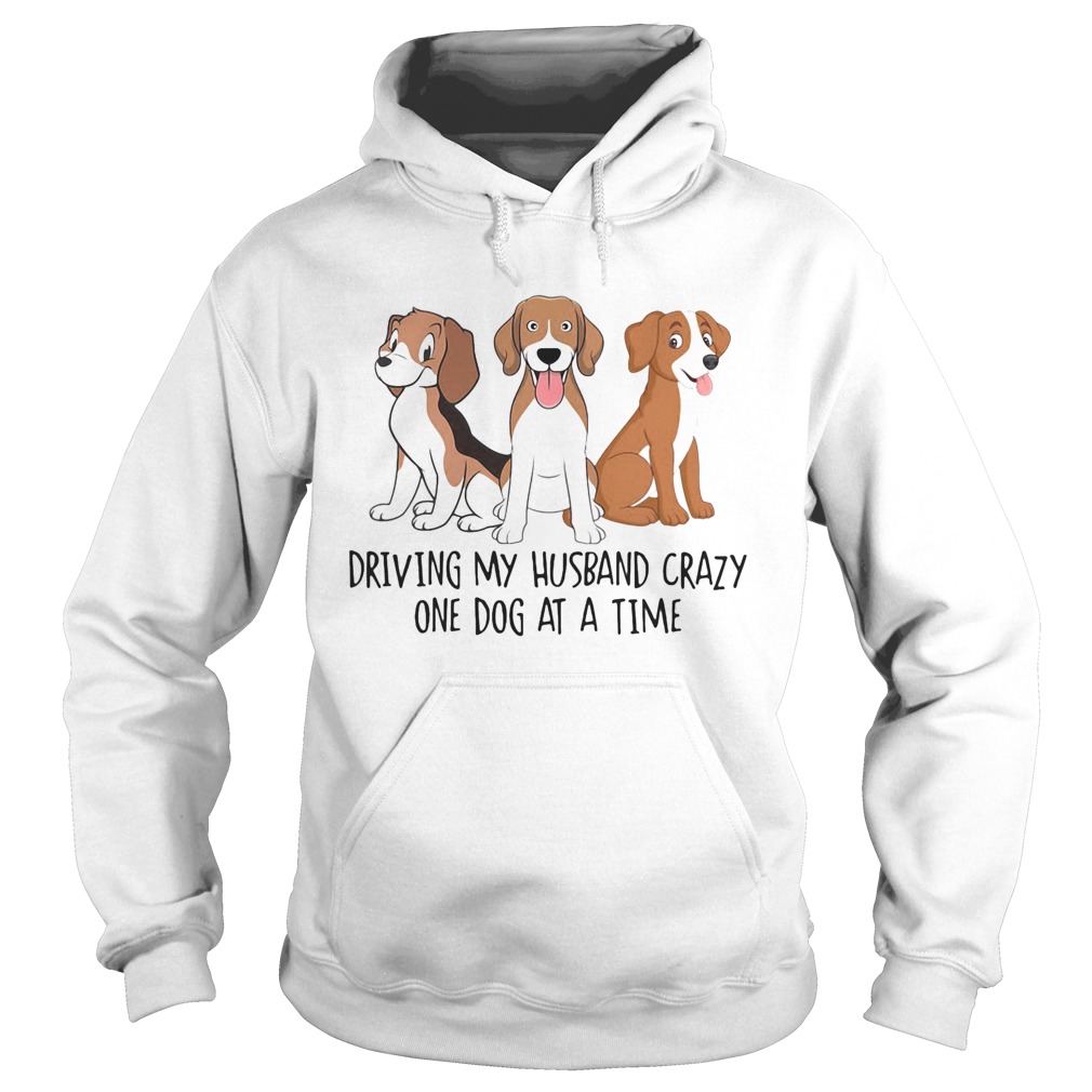 Driving my Husband crazy one dog at a time cute Hoodie