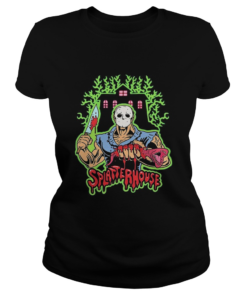 Halloween michael myers holding knife splatterhouse  Classic Ladies