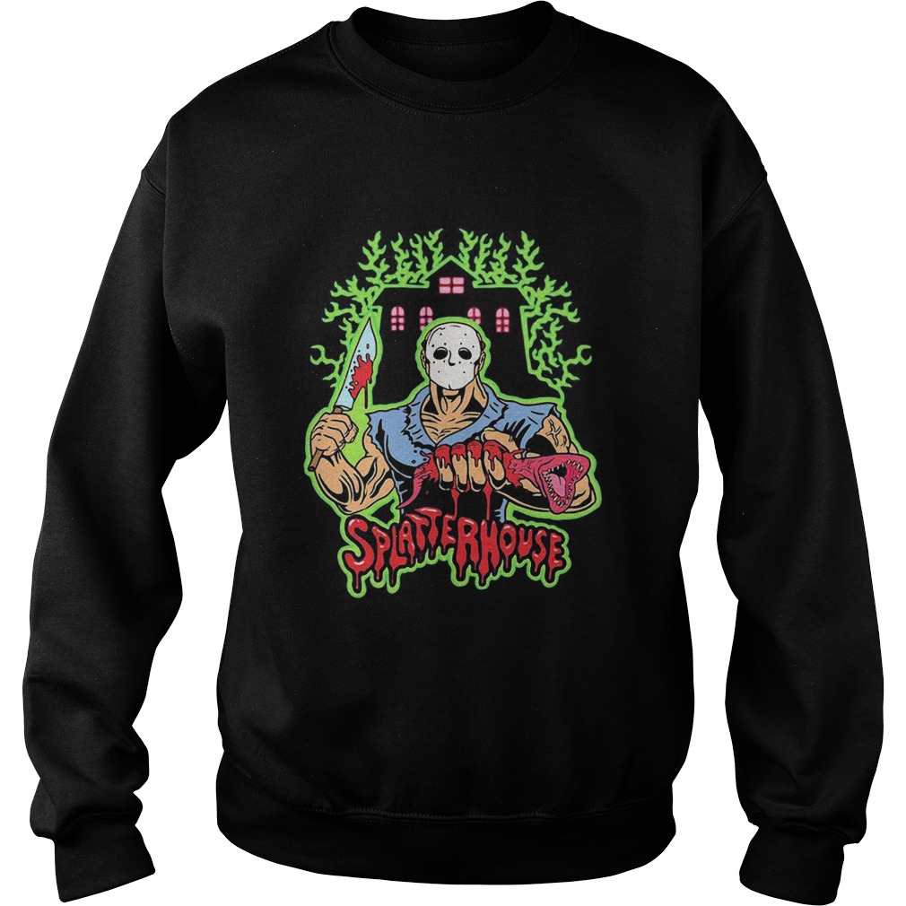 Halloween michael myers holding knife splatterhouse Sweatshirt