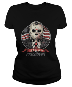 Halloween michael myers jason for president american flag independence day  Classic Ladies