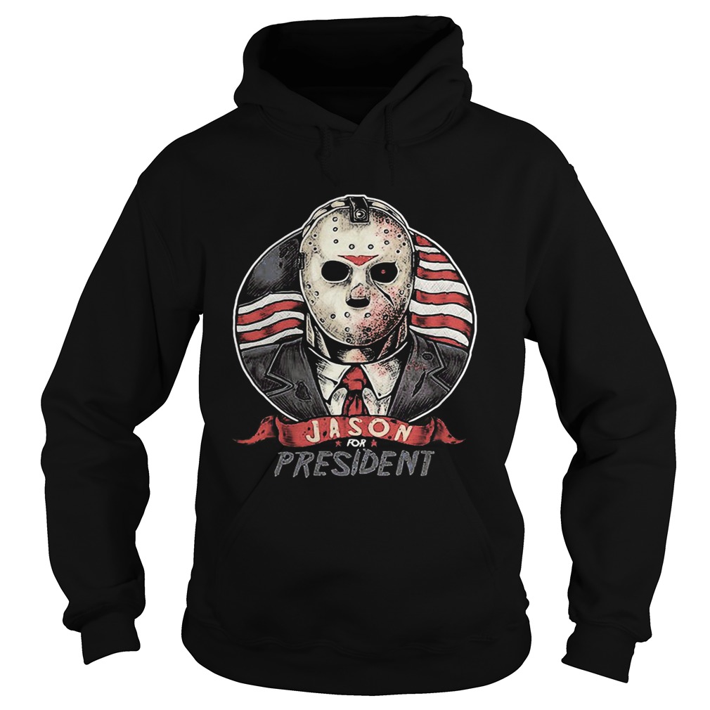 Halloween michael myers jason for president american flag independence day Hoodie