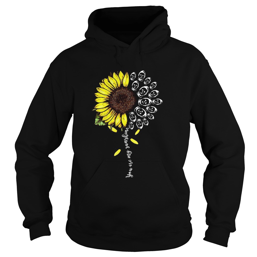 Halloween michael myers sunflower you are my sunshine Hoodie