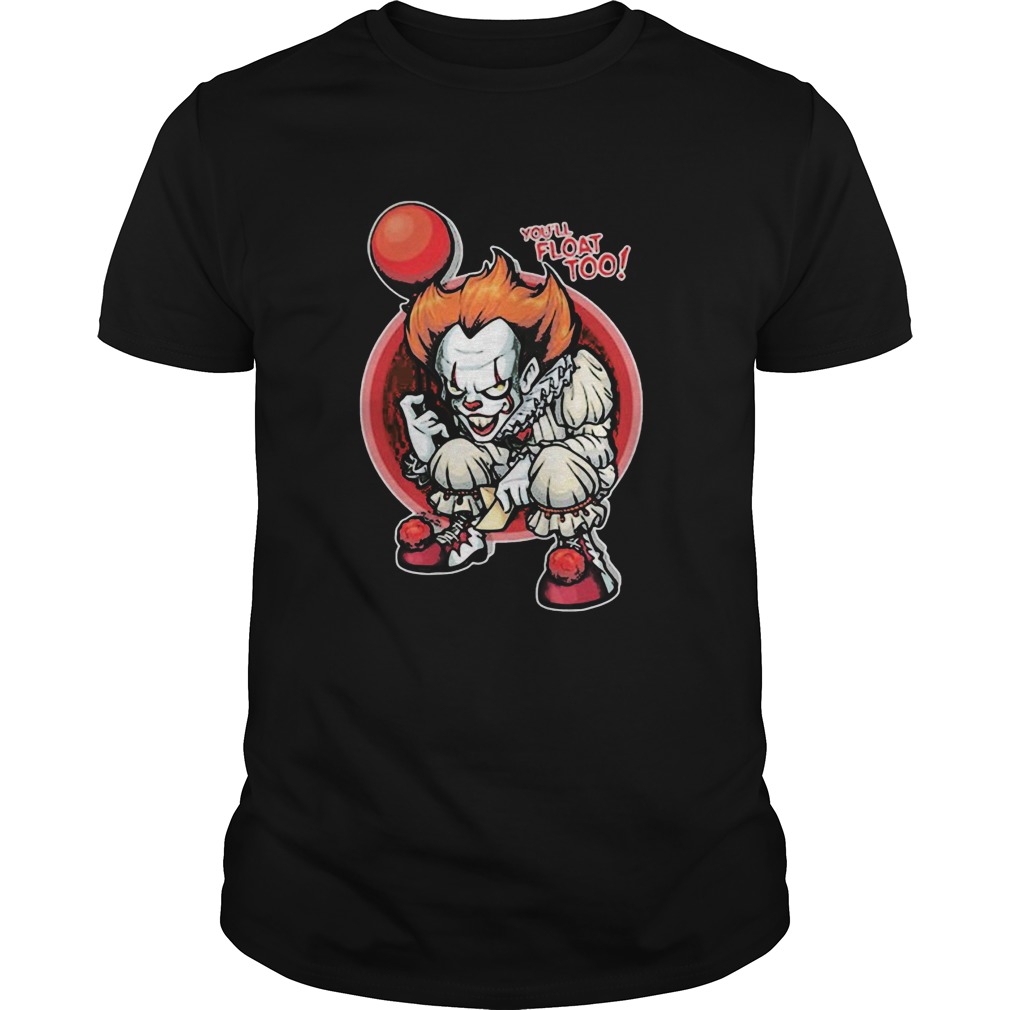 Halloween pennywise the dancing clown youll float too shirt