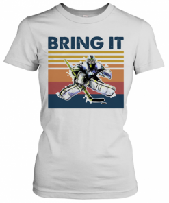 Hockey Bring It Vintage Retro T-Shirt Classic Women's T-shirt