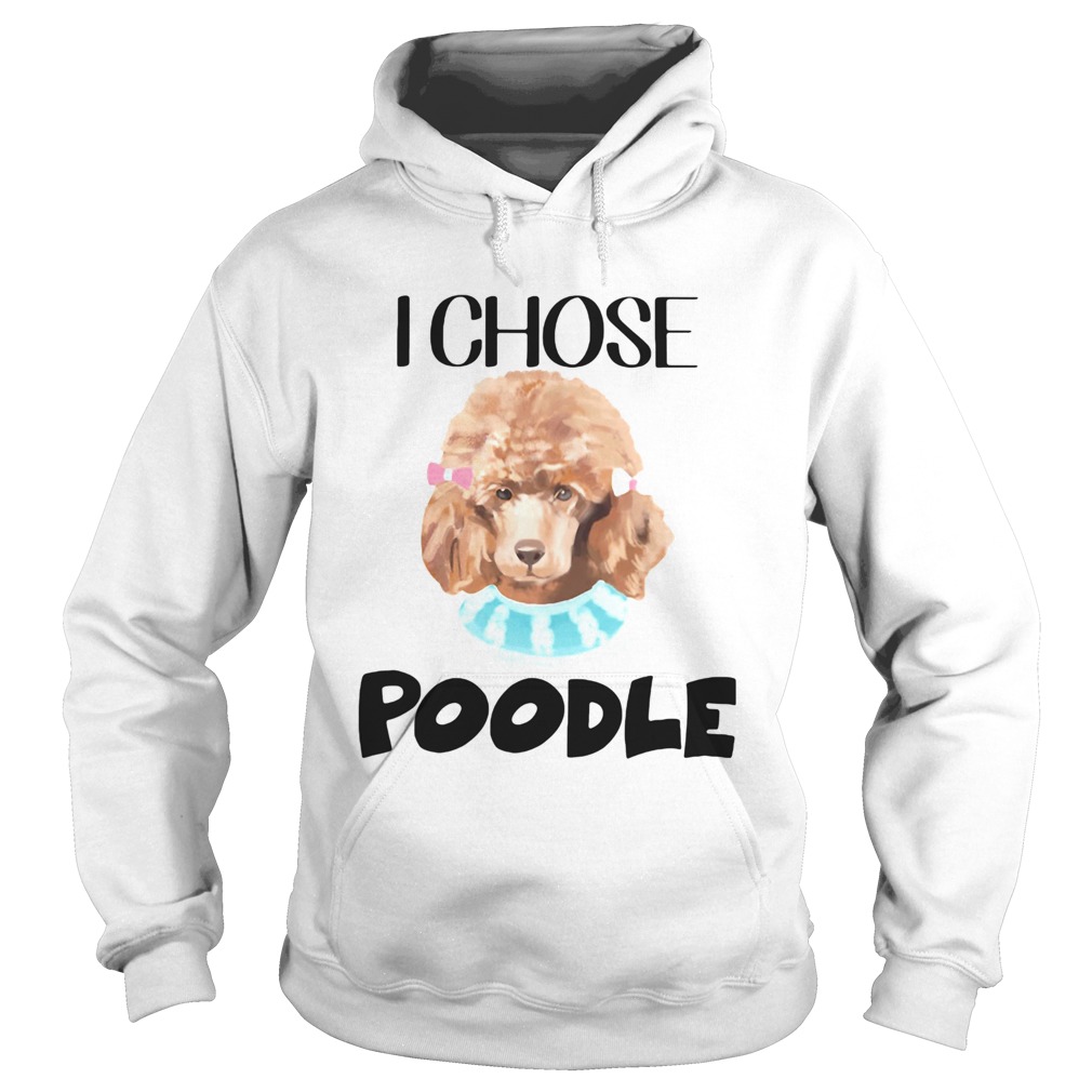 I chose poodle classic Hoodie