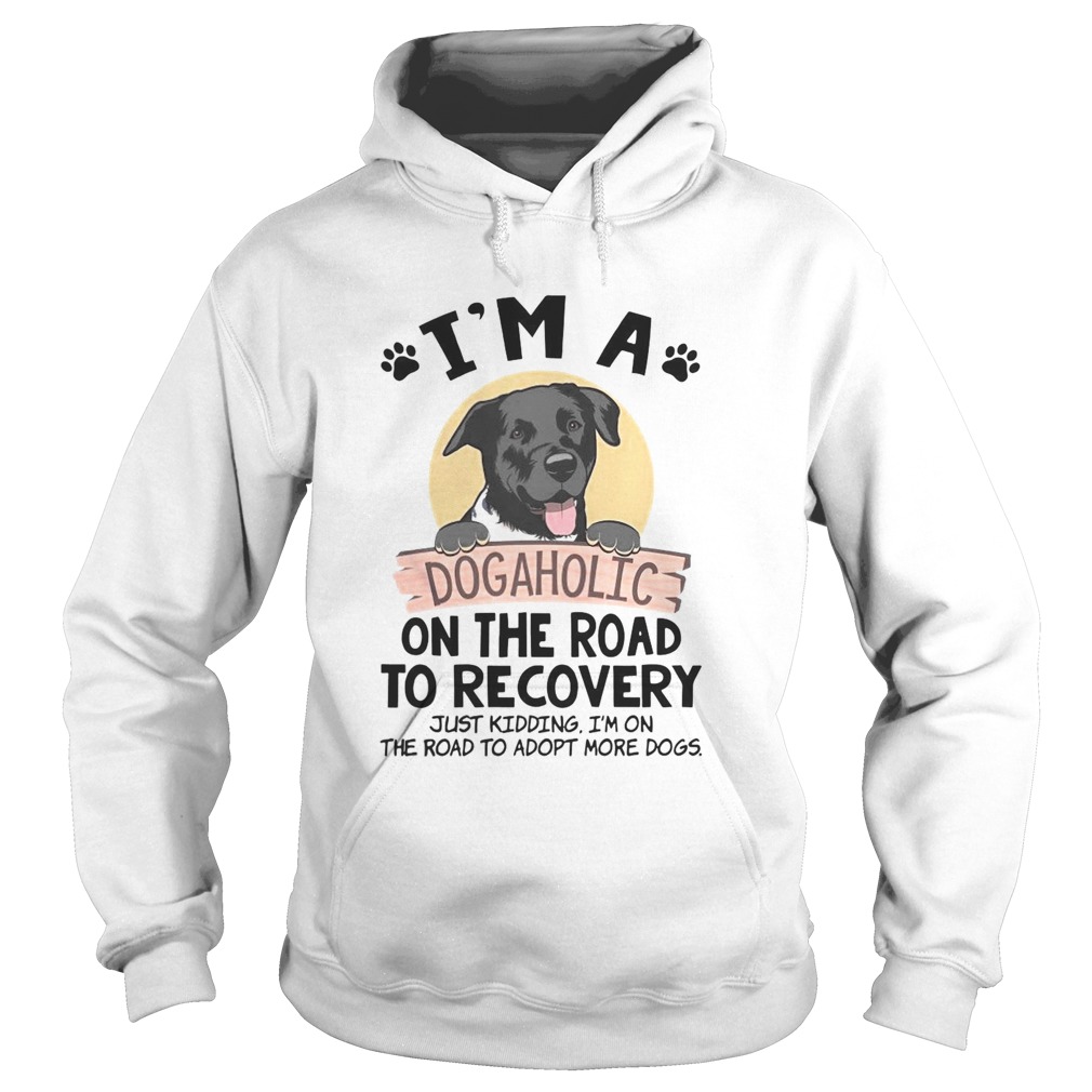 Im A Dogaholic On The Road To Recovery Just Kidding Hoodie