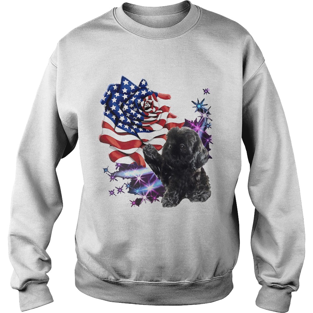 Independence day rose bulldog Sweatshirt