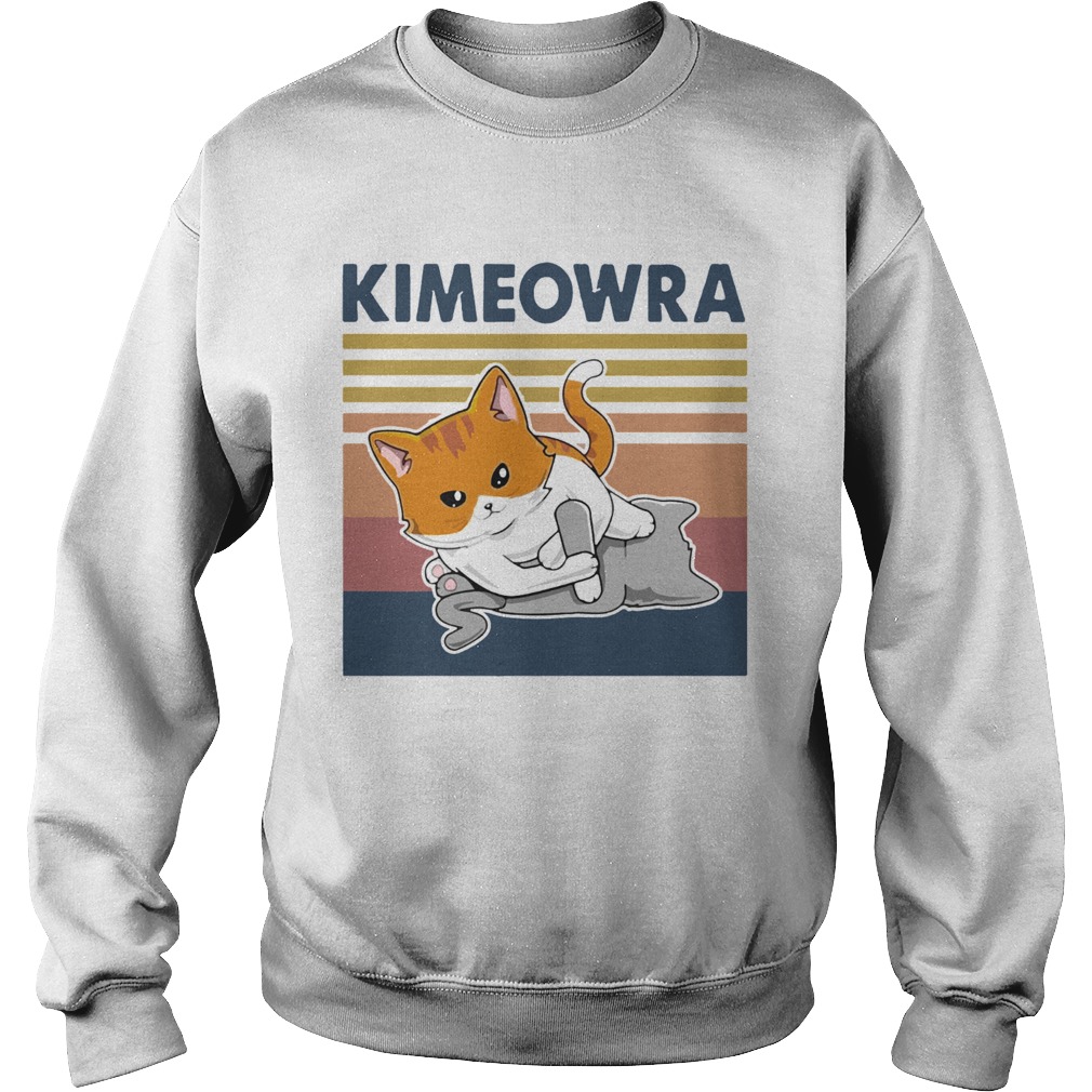 Jiu Jitsu Kimura Kimeowra Cats Sweatshirt