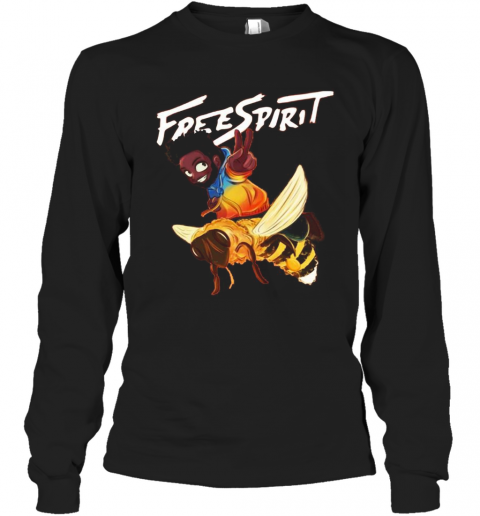 Khalid Free Spirit 2019 Tour Bee T-Shirt Long Sleeved T-shirt 