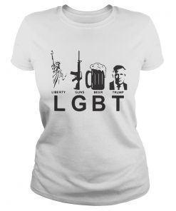 LGBT Liberty Guns Beer Trump  Classic Ladies