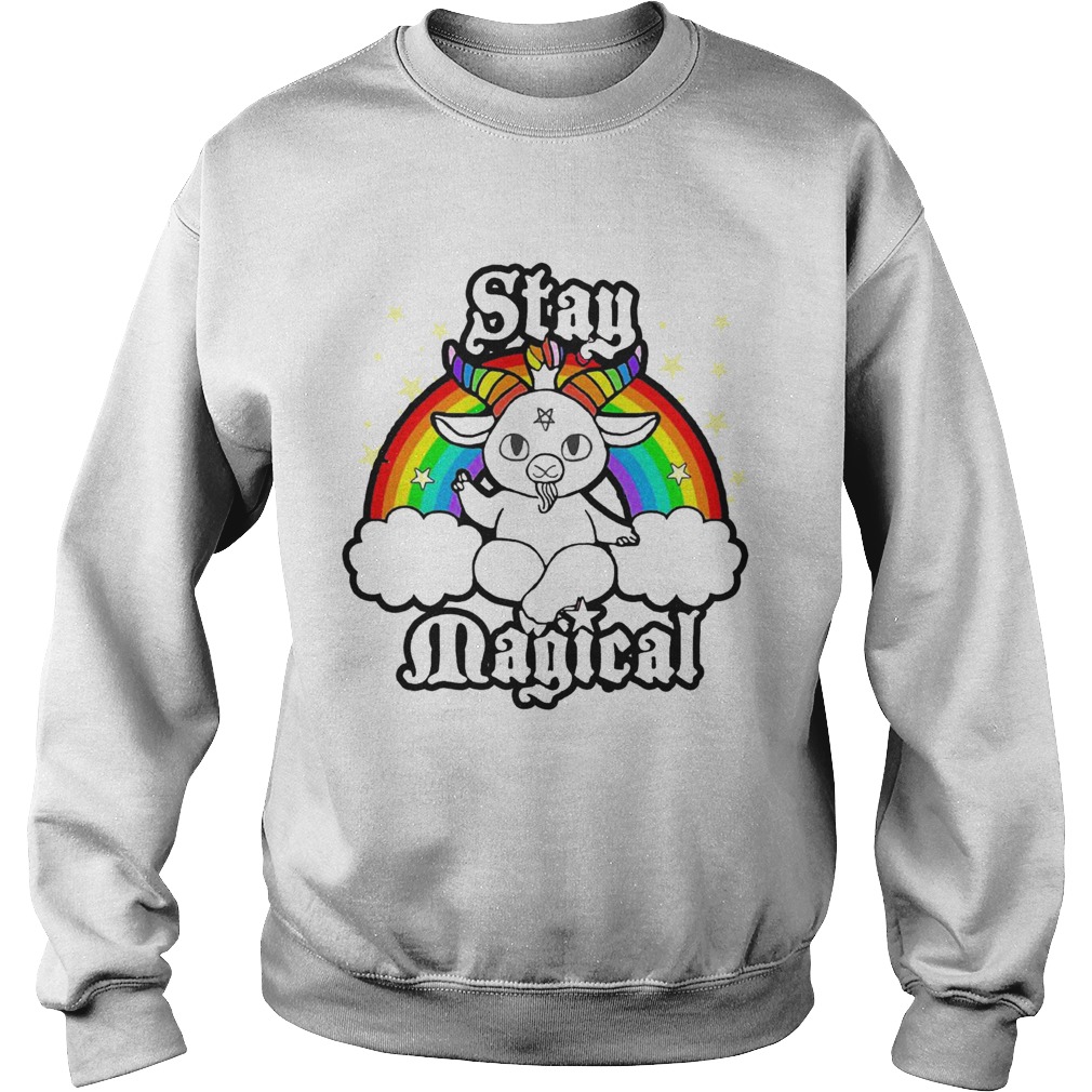 LGBT Satan Baphomet Stay Magical Sweatshirt