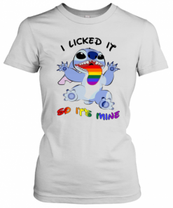 LGBT Stitch I Licked It So It'S Mine T-Shirt Classic Women's T-shirt