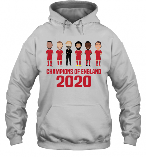 Liverpool Champions Of England 2020 T-Shirt Unisex Hoodie