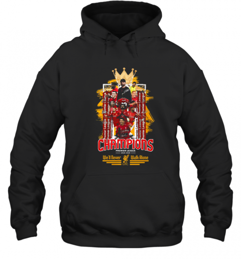 Liverpool Fc The King Champions Premier League We'Ll Never Walk Alone T-Shirt Unisex Hoodie