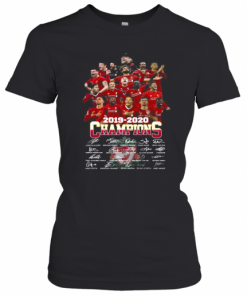 Liverpool Football Club Team 2019 2020 Champions Signatures T-Shirt Classic Women's T-shirt