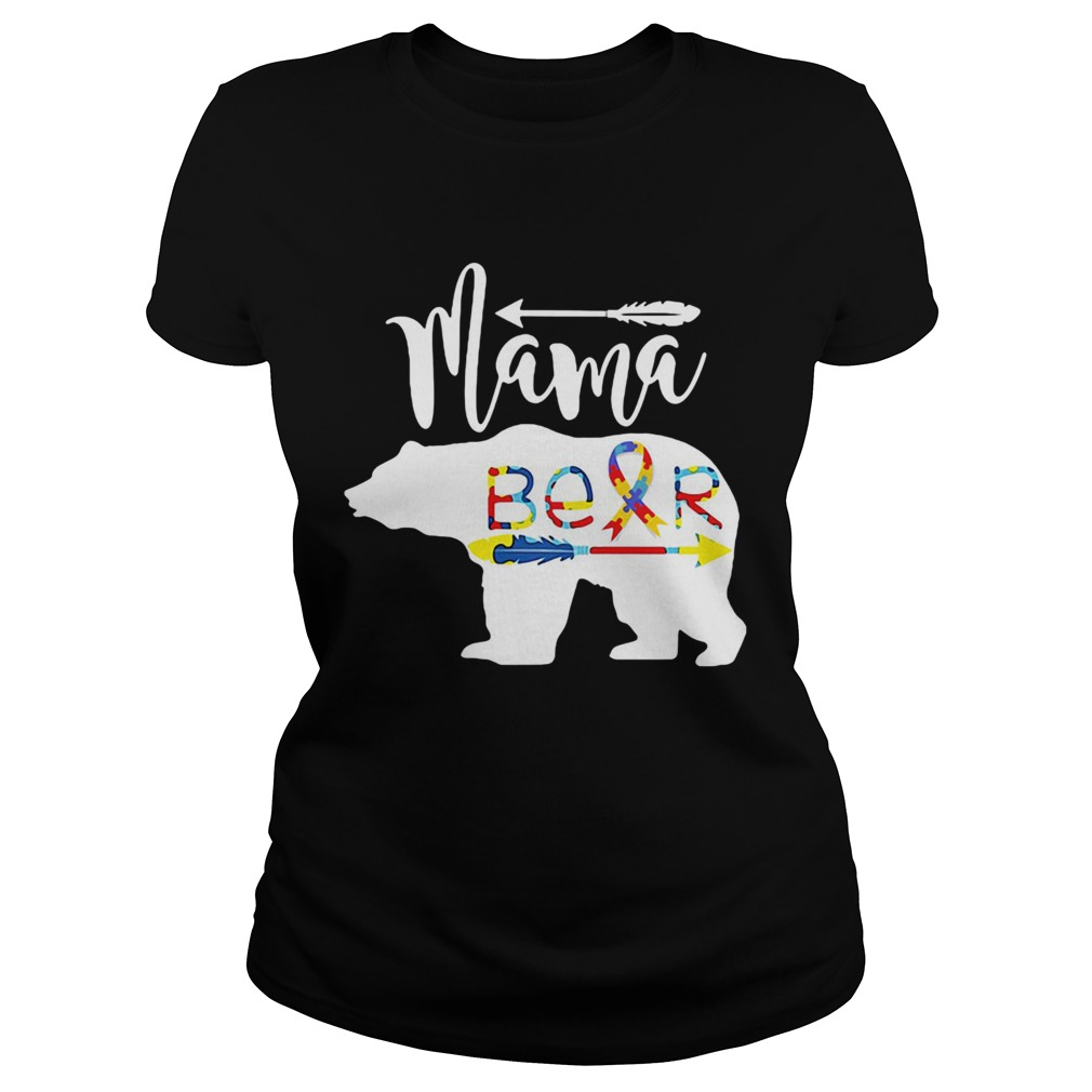 Mama Bear Autism Awareness  Classic Ladies